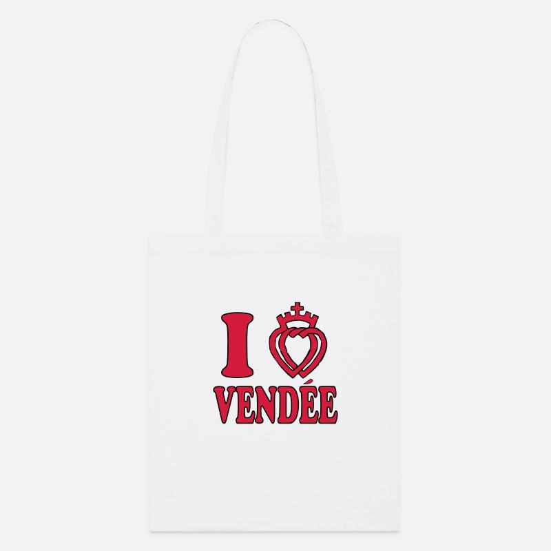 i_love_vendee - Stanley/Stella Organic Tote Bag - white