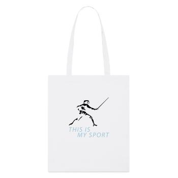fechten_122012_b_2c - Stanley/Stella Organic Tote Bag - white - Front