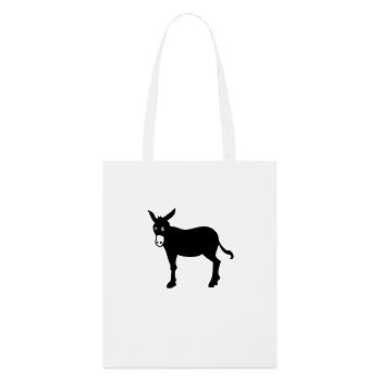 âne catalan, symbole de la Catalogne Barcelone - Tote bag bio Stanley/Stella - blanc - Devant
