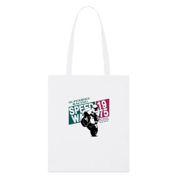 Moto-GP Racing - Stanley/Stella Organic Tote Bag - white - Front