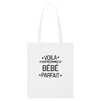 Baby Bébé Birth Geburt Bambino Naissance Birth - Stanley/Stella Organic Tote Bag - white - Front