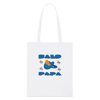BALD PAPA - Stanley/Stella Organic Tote Bag - white - Front