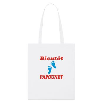 SOON DADDY - Stanley/Stella Organic Tote Bag - white - Front
