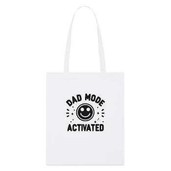 Mode papa activé - Tote bag bio Stanley/Stella - blanc - Devant