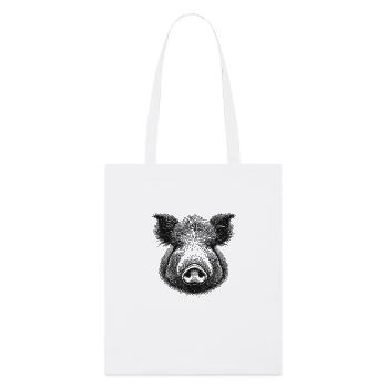 Sanglier - Tote bag bio Stanley/Stella - blanc - Devant