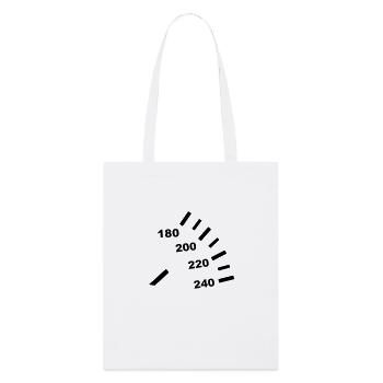 Voiture - Vitesse - Tote bag bio Stanley/Stella - blanc - Devant