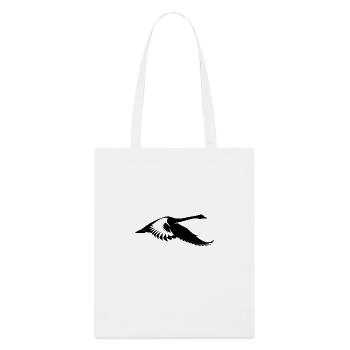 Cygne d’eau volant élégant - Tote bag bio Stanley/Stella - blanc - Devant