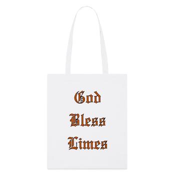 GodBlessLimes - Stanley/Stella Organic Tote Bag - white - Front