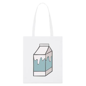 Lait - Tote bag bio Stanley/Stella - blanc - Devant