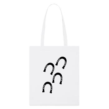 Les sabots de chevaux - Tote bag bio Stanley/Stella - blanc - Devant