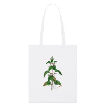 Nettle (Urtica dioica) - Stanley/Stella Organic Tote Bag - white - Front