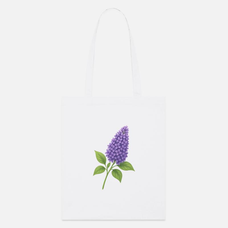 Lilac blossom – delicate spring splendour - Stanley/Stella Organic Tote Bag - white