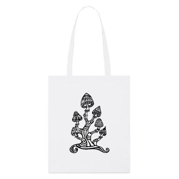Magic mushrooms, wonderland, psychedelic, lsd - Stanley/Stella Organic Tote Bag - white - Front