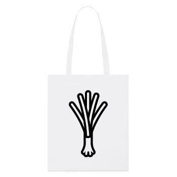 leek - Stanley/Stella Organic Tote Bag - white - Front