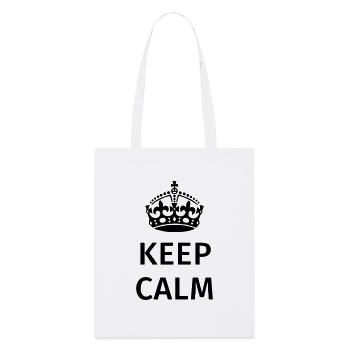 Keep Calm - Stanley/Stella Organic Tote Bag - white - Front