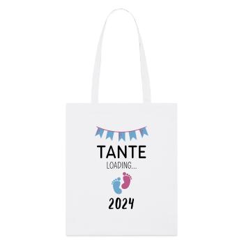 Tante Loading... 2024 - Stanley/Stella Bio-Stoffbeutel - Weiß - Vorne