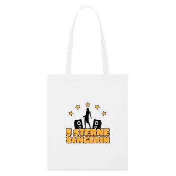 Chanteur chanteur chanter cadeau de Noël - Tote bag bio Stanley/Stella - blanc - Devant