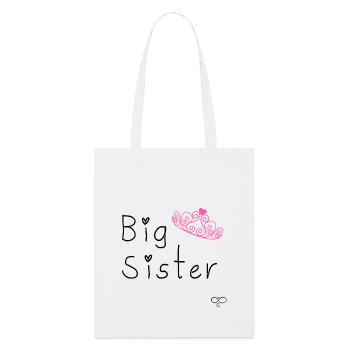 Big Sister - Tote bag bio Stanley/Stella - blanc - Devant