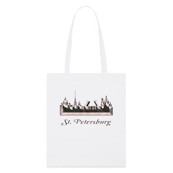 St. Petersburg - Stanley/Stella Organic Tote Bag - white - Front