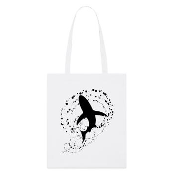 Ombre de requin - Tote bag bio Stanley/Stella - blanc - Devant