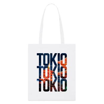 Tokio - Stanley/Stella Bio-Stoffbeutel - Weiß - Vorne