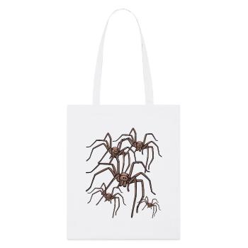 araignée araignée araignée phobie panique phobie - Tote bag bio Stanley/Stella - blanc - Devant