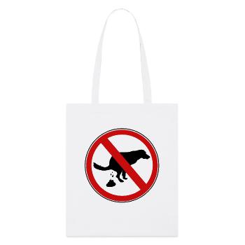 prohibition sign - Stanley/Stella Organic Tote Bag - white - Front