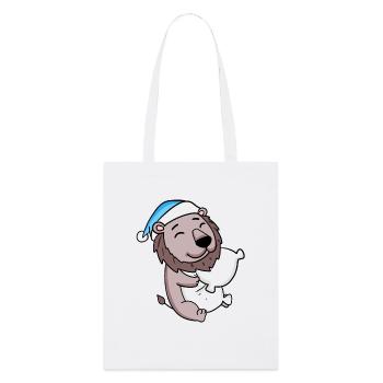 Bébé Lion - Tote bag bio Stanley/Stella - blanc - Devant
