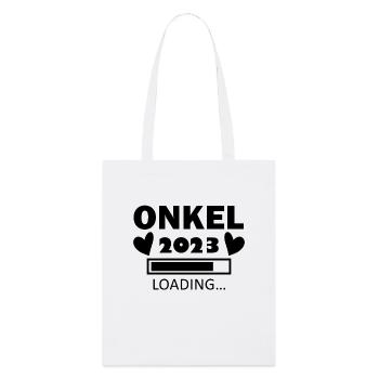 Onkel 2023 Loading - Stanley/Stella Bio-Stoffbeutel - Weiß - Vorne