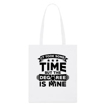 Peine de graduation - Tote bag bio Stanley/Stella - blanc - Devant