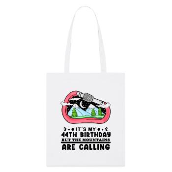 44e anniversaire Mountains 44 ans - Tote bag bio Stanley/Stella - blanc - Devant