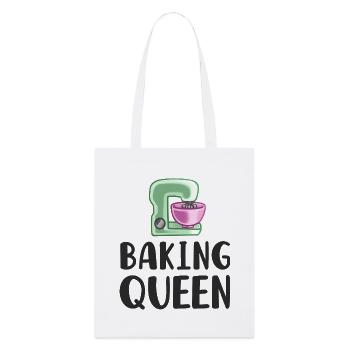Baking Baker - Stanley/Stella Organic Tote Bag - white - Front