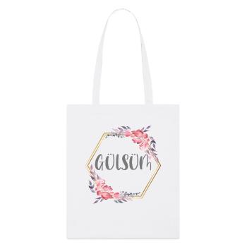Gülsüm Turc Prénom Turquie Cadeau De Bébé - Tote bag bio Stanley/Stella - blanc - Devant