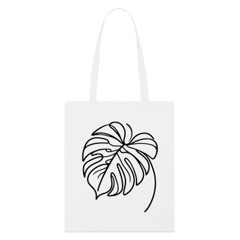 Monstera - Tote bag bio Stanley/Stella - blanc - Devant