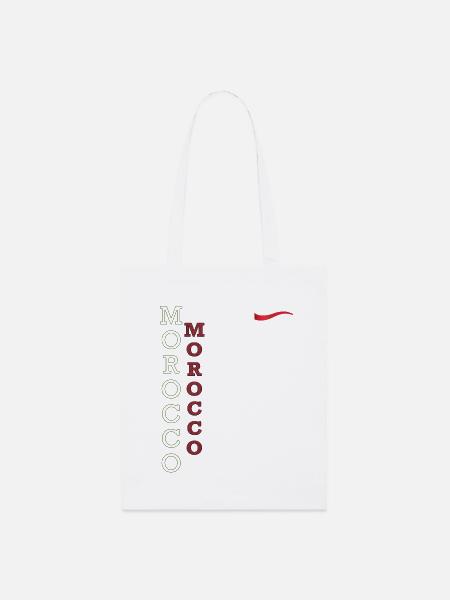 Moroccan Flag Show Your Colors with Pride - Stanley/Stella Organic Tote Bag - white