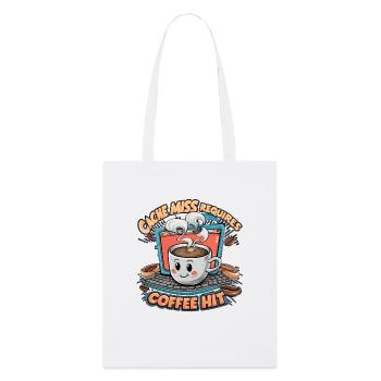 Café Hit Cache Miss - Tote bag bio Stanley/Stella - blanc - Devant
