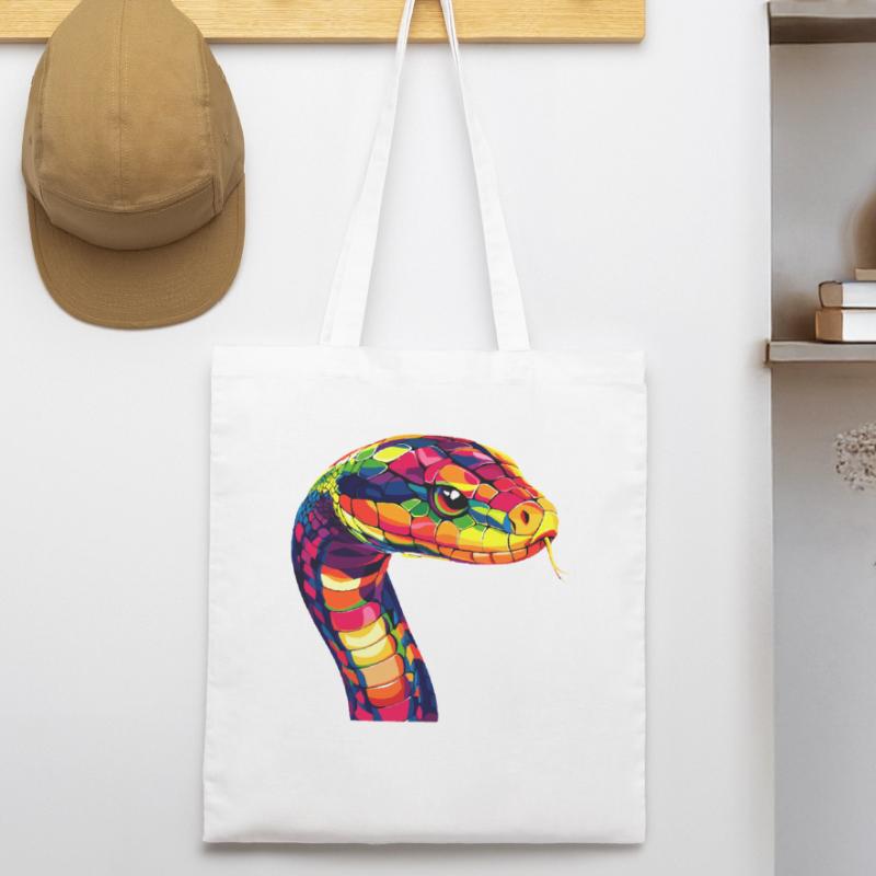 Snake Python Cobra Mamba Rattlesnake Snake Stanley/Stella Organic Tote Bag
