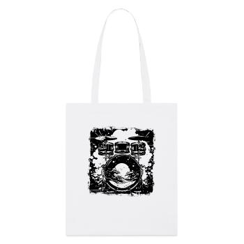 Trapset Drawing - Stanley/Stella Organic Tote Bag - white - Front
