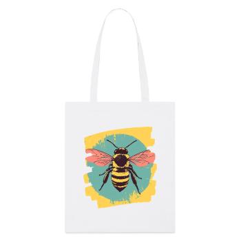 Abeille - Tote bag bio Stanley/Stella - blanc - Devant