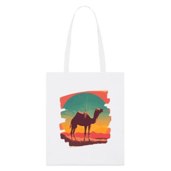 Camel - Stanley/Stella Organic Tote Bag - white - Front