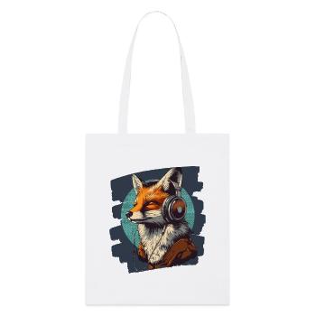 Fox - Stanley/Stella Organic Tote Bag - white - Front