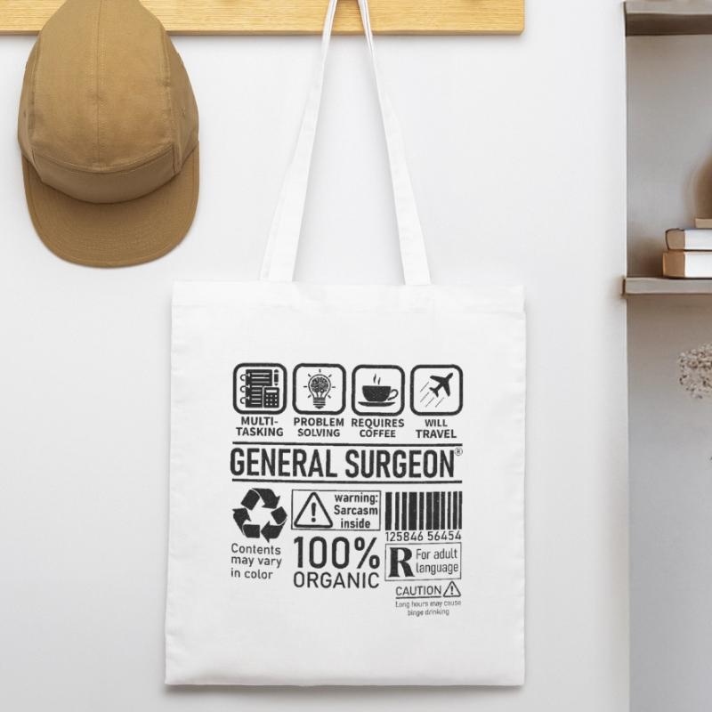 General Surgeon multi tasking problem solving Stanley/Stella Bio-Stoffbeutel