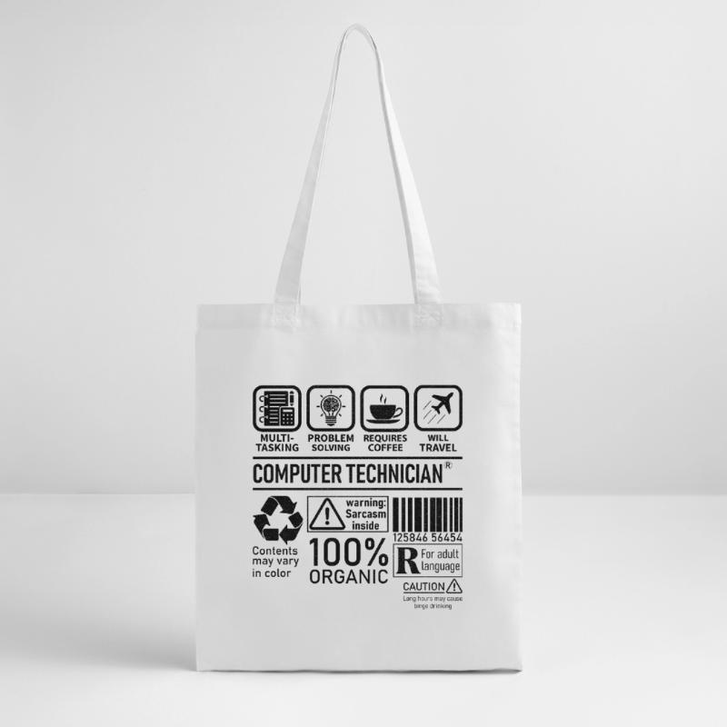 Computer Technician multi tasking problem solving Stanley/Stella Organic Tote Bag