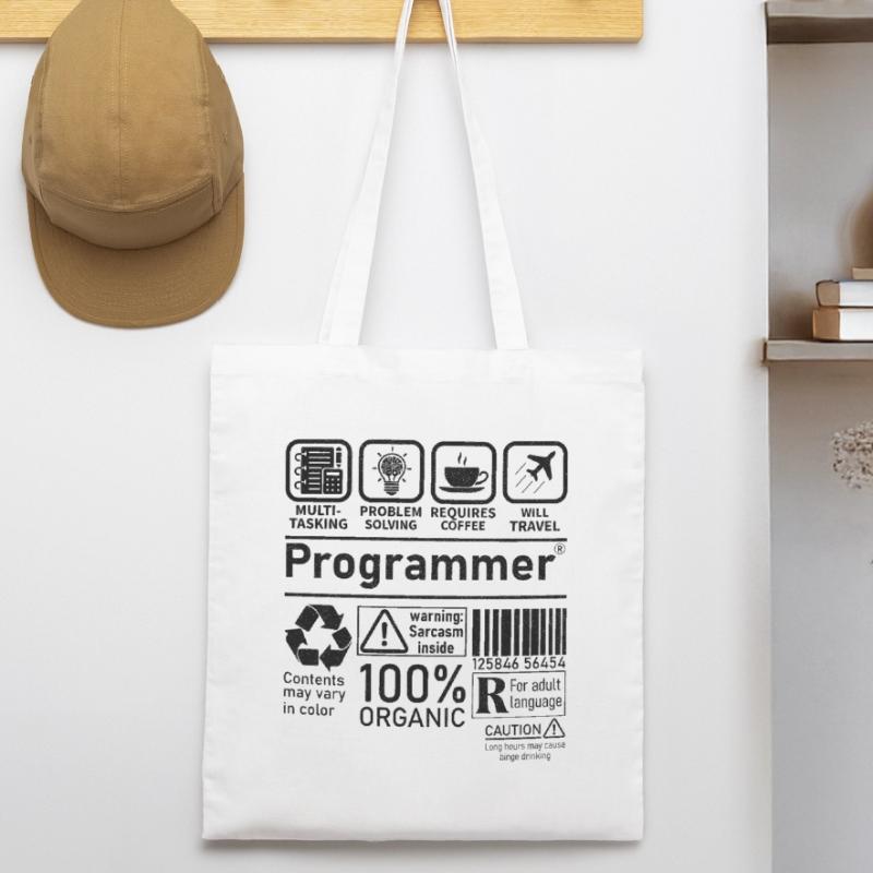 Programmer multi tasking problem solving requires Stanley/Stella Organic Tote Bag