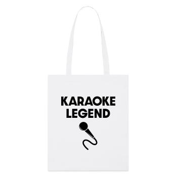 Karaoke-Legende - Stanley/Stella Bio-Stoffbeutel - Weiß - Vorne