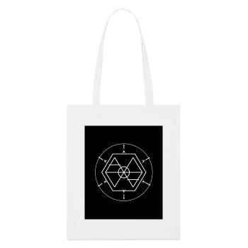 elemental_items symbole de tous les éléments. - Tote bag bio Stanley/Stella - blanc - Devant