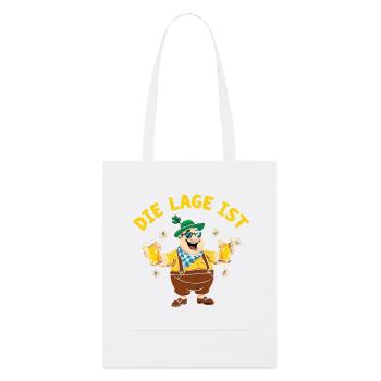 Bavarian Beer Friend Munich Mugs Lederhosen - Stanley/Stella Organic Tote Bag - white - Front