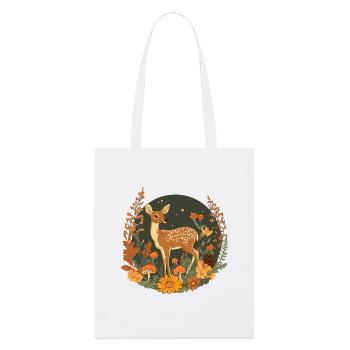 Cerfs d’automne dans le Waldkreis - Tote bag bio Stanley/Stella - blanc - Devant