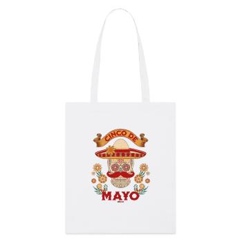 Cinco de Mayo Sugar Skull Fiesta - Tote bag bio Stanley/Stella - blanc - Devant