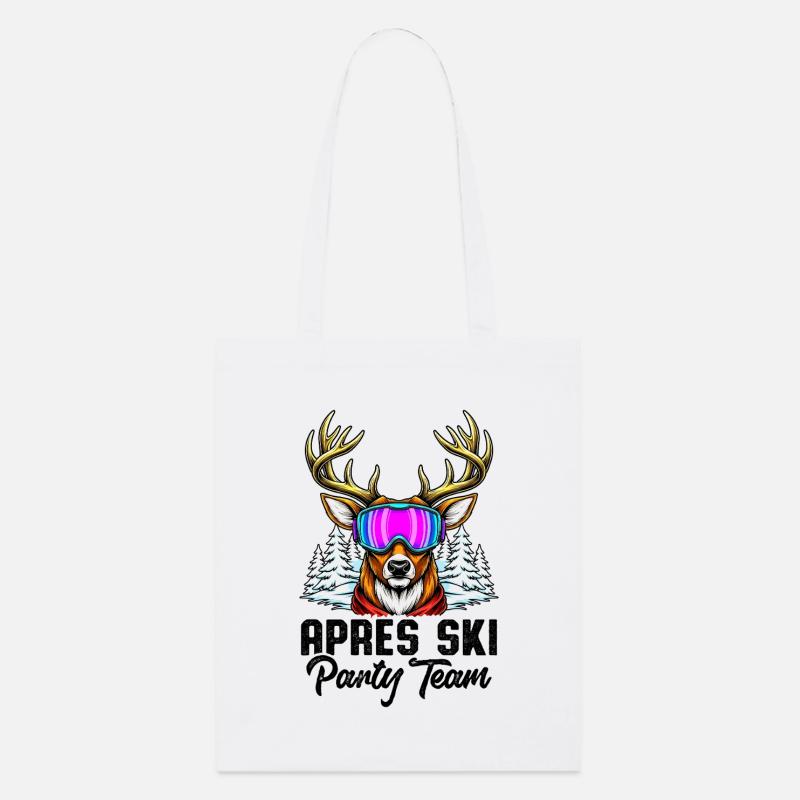 Équipe de la fête d’après-ski - Tote bag bio Stanley/Stella - blanc